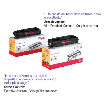Xerox, garanzia totale